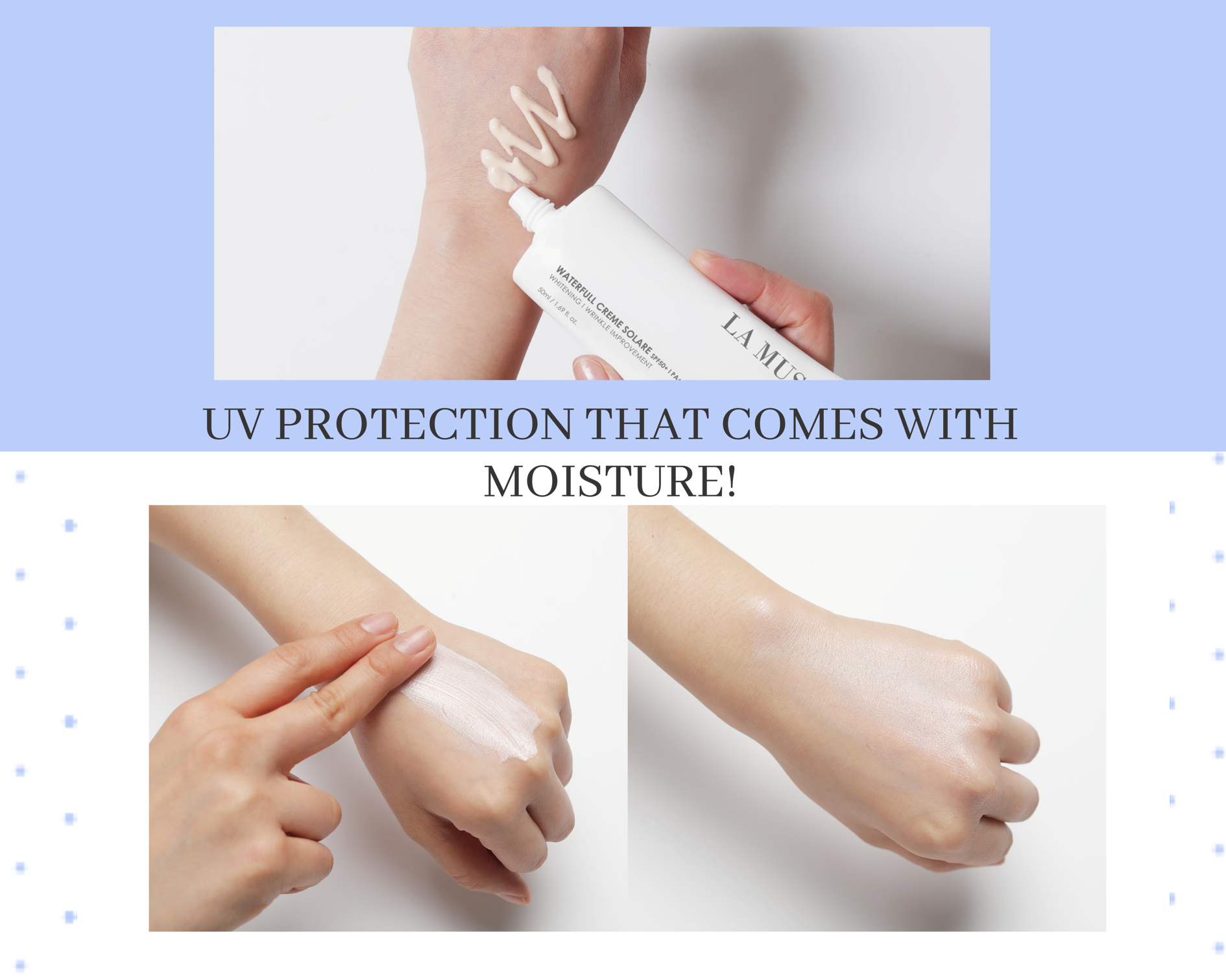 La Muse Waterfull Creme Solare SPF 50+ PA+++